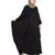 Black Embroidered Nida Abaya