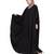 Black Embroidered Nida Abaya