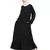 Black Embroidered Nida Abaya