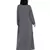 Grey Embroidered Nida Abaya