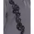 Grey Embroidered Nida Abaya
