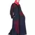 Blue Embroidered Nida Abaya