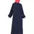 Blue Embroidered Nida Abaya