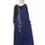 Blue Embroidered Nida Abaya