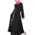 Black Embroidered Nida Abaya