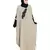 Beige Embroidered Nida Abaya