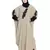 Beige Embroidered Nida Abaya