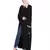 Black Embroidered Nida Abaya