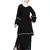 Black Embroidered Nida Abaya