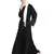 Black Embroidered Nida Abaya