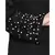 Black Embroidered Nida Abaya