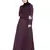 Violet Embroidered Nida Abaya
