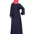 Blue Embroidered Nida Abaya