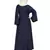 Blue Embroidered Nida Abaya