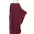 Maroon Embroidered Nida Abaya