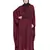 Maroon Embroidered Nida Abaya
