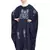 Blue Embroidered Nida Abaya