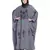 Grey Embroidered Nida Abaya