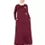Maroon Embroidered Nida Abaya