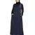 Blue Embroidered Nida Abaya