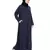 Blue Embroidered Nida Abaya