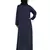 Blue Embroidered Nida Abaya