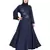 Blue Embroidered Nida Abaya