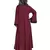 Maroon Embroidered Nida Abaya