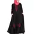 Black Embroidered Nida Abaya