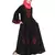 Black Embroidered Nida Abaya