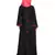 Black Embroidered Nida Abaya
