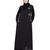 Black Embroidered Nida Abaya