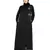 Black Embroidered Nida Abaya