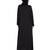 Black Embroidered Nida Abaya
