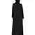 Black Embroidered Nida Abaya