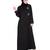 Black Embroidered Nida Abaya