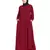 Maroon Plain Nida Abaya
