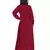 Maroon Plain Nida Abaya
