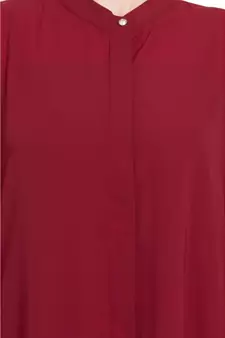 Maroon Plain Nida Abaya