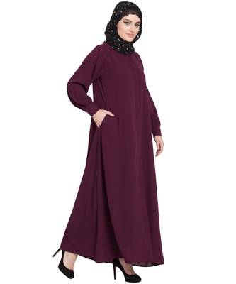 Wine Plain Nida Abaya 4