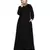 Black Plain Nida Abaya
