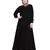 Black Plain Nida Abaya