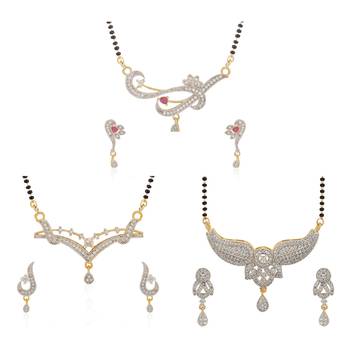 zircon combo mangalsutra 1