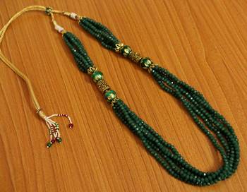 Green Crystal Necklaces 1
