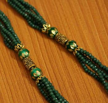 Green Crystal Necklaces 2