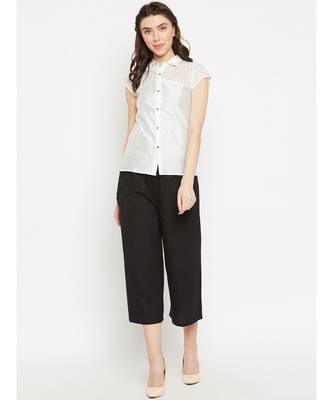 Black Solid Cullotes 1