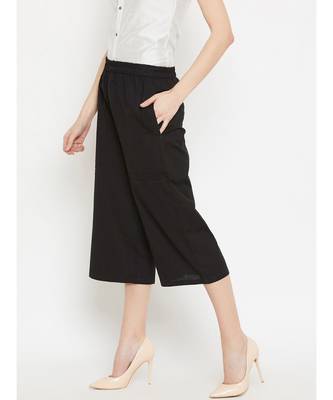 Black Solid Cullotes 3