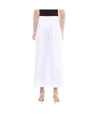 White Solid Palazzo 3