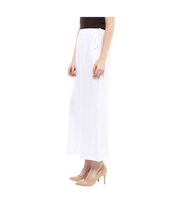 White Solid Palazzo 4