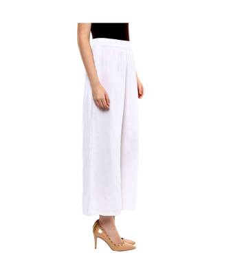 White Solid Palazzo 5